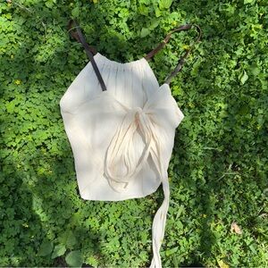 Elegant Cream Women's Top